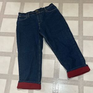 EXCELLENT CONDITION WOMEN’S CABELA FLEECE LINED JEANS SIZE 14 SHORT
